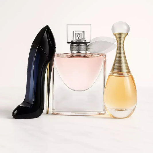 ¡Compra 1 y llévate 2 gratis! - Carolina Herrera Good Girl | Lancôme La Vie Est Belle | Dior J'adore 100ml ® - Linea de Oro