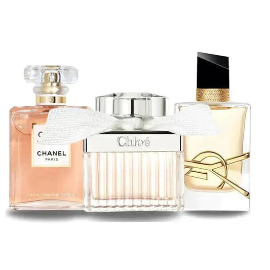 ¡Compra 1 y llévate 2 gratis! - Coco Mademoiselle | Chloé | Yves Saint Laurent Libre 100ml ® - Linea de Oro