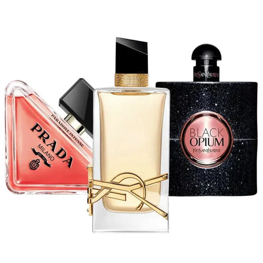 ¡Compra 1 y llévate 2 gratis! - Prada Paradoxe | YSL Libre | YSL Black Opium 100ml ® - Linea de Oro